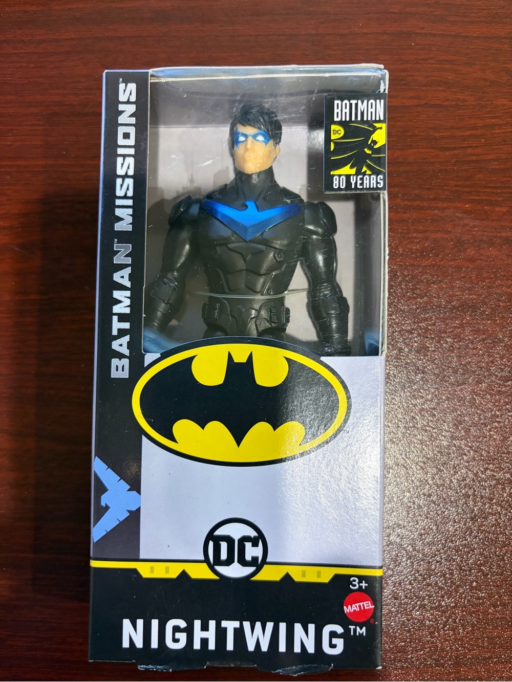 Mattel Nightwing Action Figure - Black & Blue